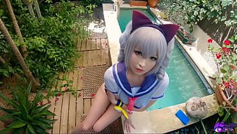 Cosplaying...